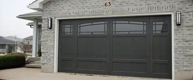 Clopay Garage Doors, Model 9203 Long Elegant Panel with Optional Charleston 608 Window Design