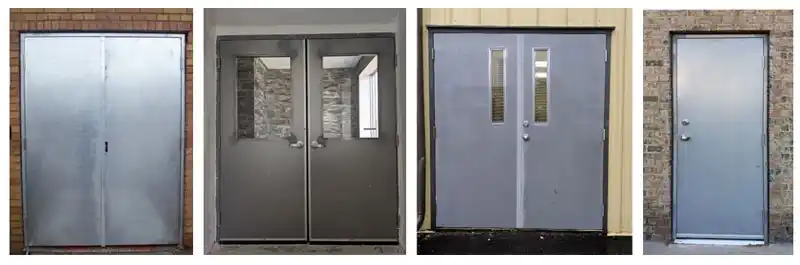 Man doors, commercial metal hollow doors, and special commercial doors