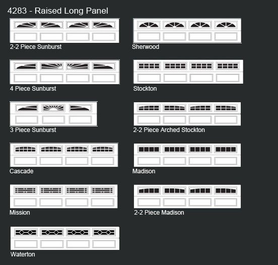 Steel Garage Door C.H.I. 2283/84, 4283 | Garage Doors